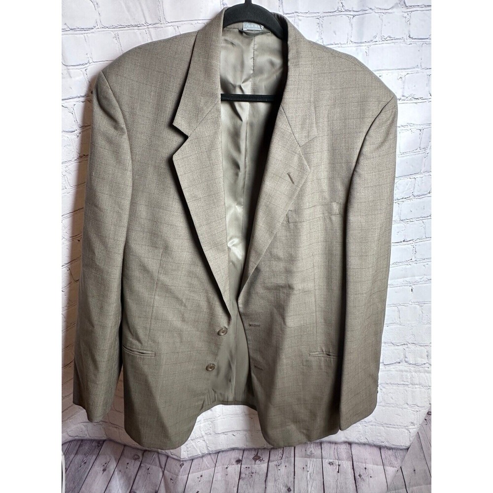 OLEG CASSINI COUTURE SUIT Two Button Closure Business Casual Coat Jacket Size?